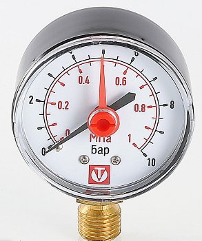 Манометр аксиальный Ду50 VT.TM0 (1/4 0-10бар)